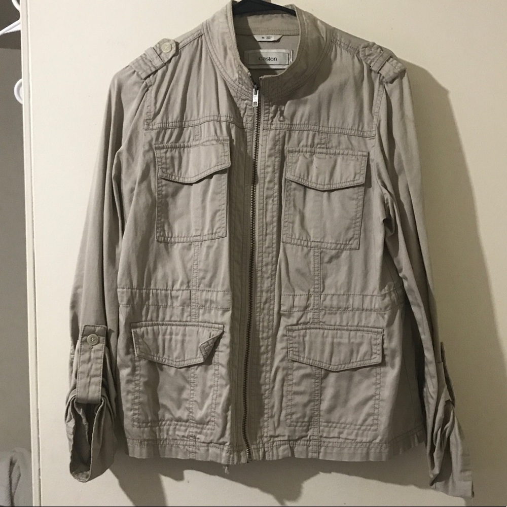 Caslon Jacket Size US M Beige